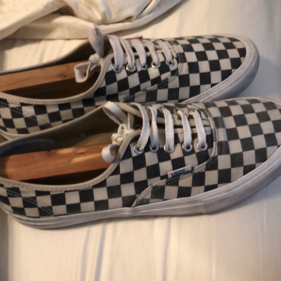 mens vans checkerboard